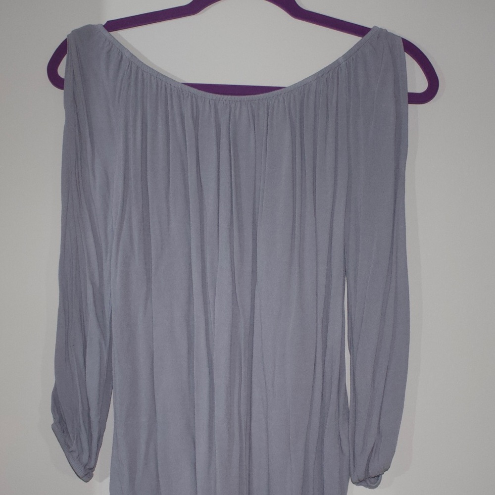 Off the should quarter length sleeve top